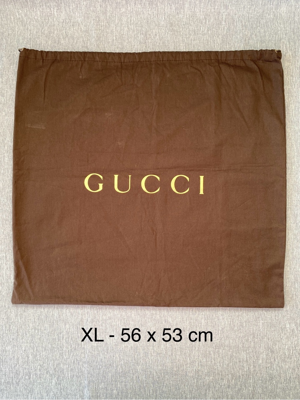 Rare Large Authentic GUCCI | Lined Cotton Drawstring Dust Bag Gift Storage